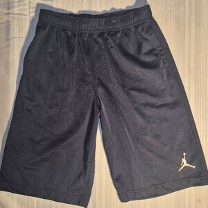 Jordan Boys Long Basketball shorts, Dark Blue with 30" waist